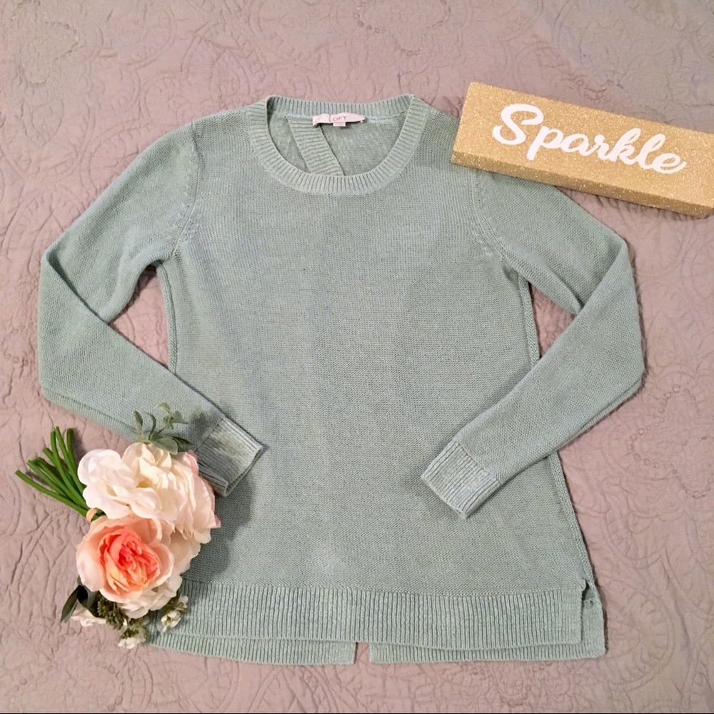 ⬇️FINAL PRICE Loft Oversized Split Back Sweater